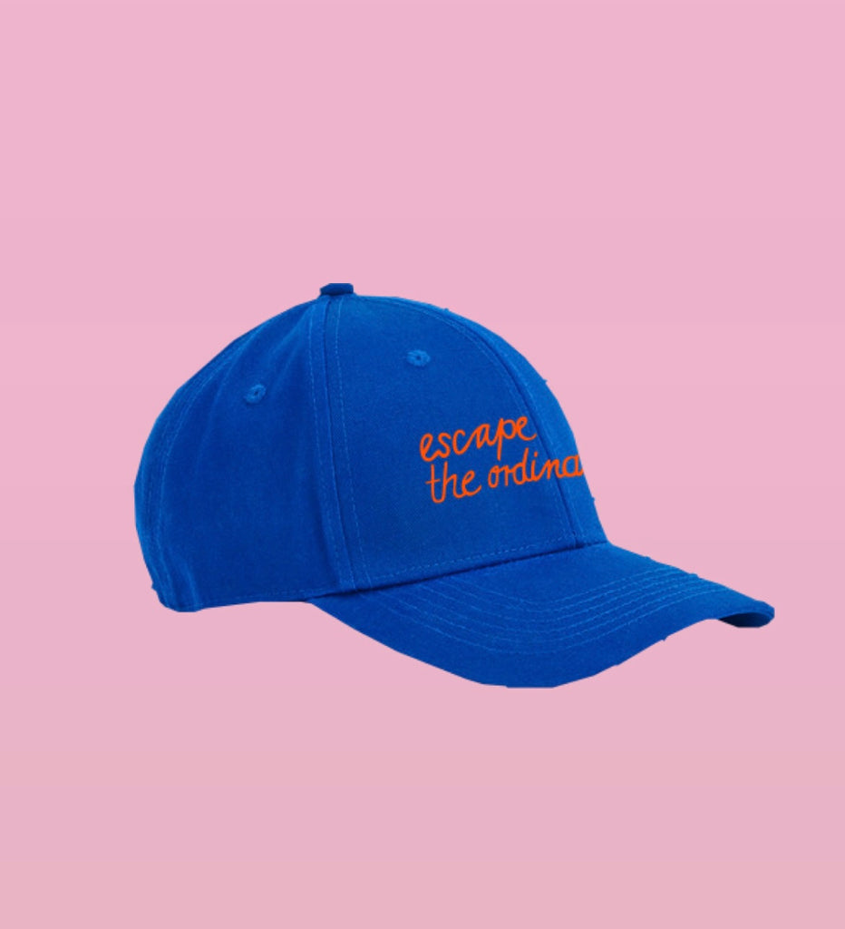 BRAND NEW // ESCAPE THE ORDINARY // ROYAL BLUE BASEBALL CAP// PRE ORDER