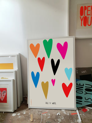 SALE // ALL IS WELL !!Reminder Artprint