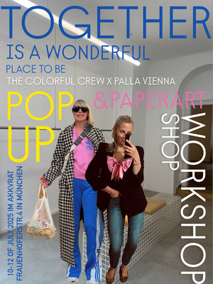 BRAND NEW / TICKET / PAPERART IN THE CITY & POP UP TCC X PALLA / AKKVRAT/ MUNICH