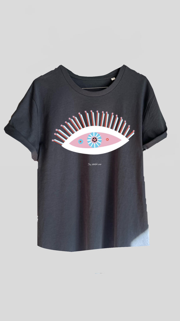 Brand New // 8 YEARS TCC // THE EYE T-shirt // ink grey // Limited Edition