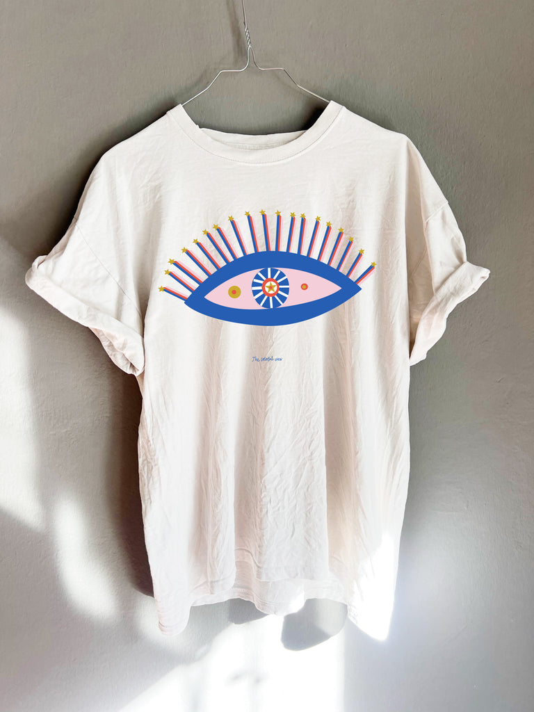 BRAND NEW // 8 YEARS TCC // THE EYE T-shirt // white // Limited Edition